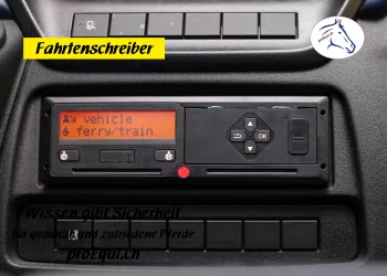 Pferdetransport - Fahrtenschreiber